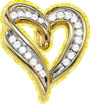 Gif animé bijoux coeur